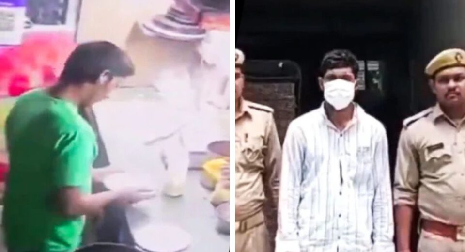 Pizza shop owner Mujammil arrested in Noida for spitting on pizza base before serving it to customer