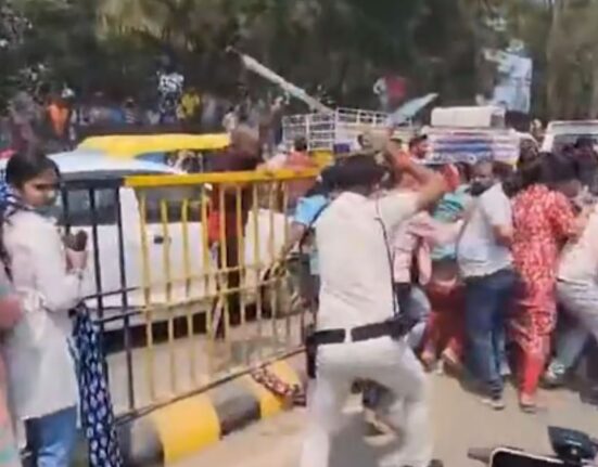 Police Disperse Bihar Teacher Job Protesters in Patna with Lathi Charge