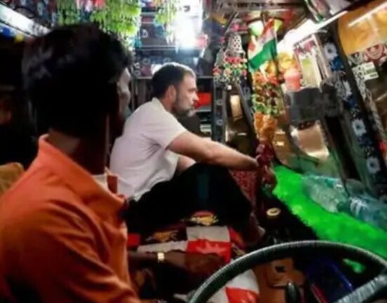 Rahul Gandhi Shares Lunch with Auto Drivers in Delhi Heatwave