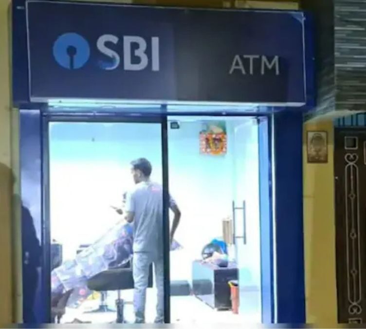 SBI ATM In Patna Turns Into Hair Salon, Bihar