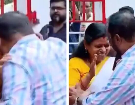 Senior Congress Leader Persists with Hug Despite MLA's Discomfort in Kerala