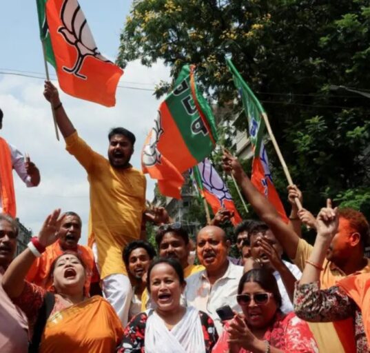 Student Clash Near Calcutta University Follows BJP's Bengal Election Win