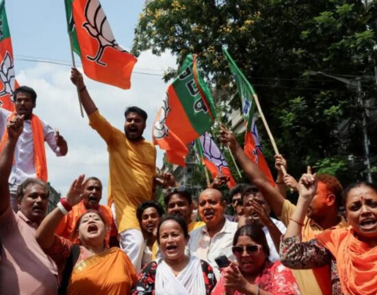 Student Clash Near Calcutta University Follows BJP's Bengal Election Win