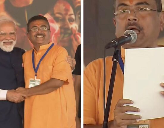 Suvendu Adhikari sworn in as Chief Minister of West Bengal's first BJP government