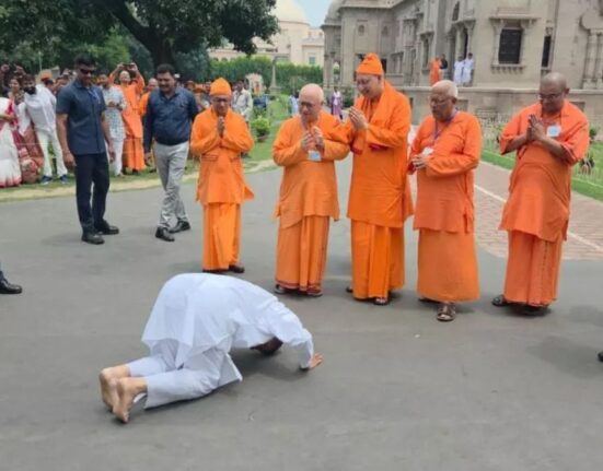 West Bengal CM Suvendu Adhikari Visits Belur Math and Meets Central Leaders